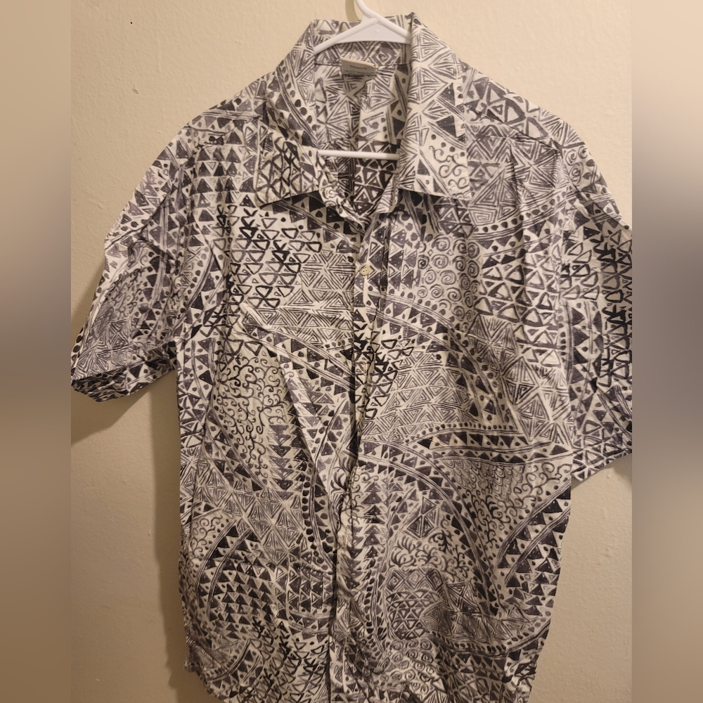 Go Barefoot 2XL Tall Hawaiian Short Sleeve